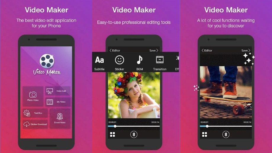 aplikasi edit foto jadi video video maker photos with song