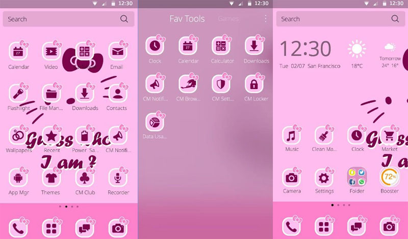 Wallpaper Hp Android Warna Pink