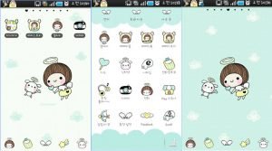 tema android lucu dasom winter theme