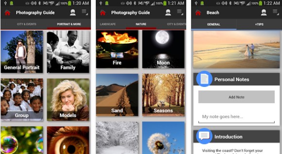 Aplikasi Kamera Android DSLR photography training apps