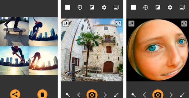 Aplikasi Kamera Cembung fisheye pro
