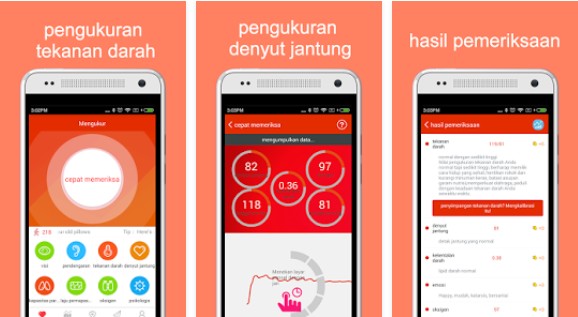 aplikasi pengukur detak jantung android