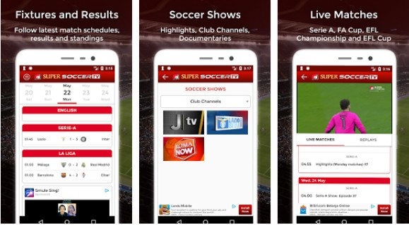 soccer live streaming tv