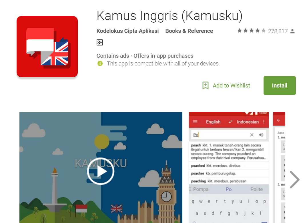 Kamus Inggris (Kamusku) 