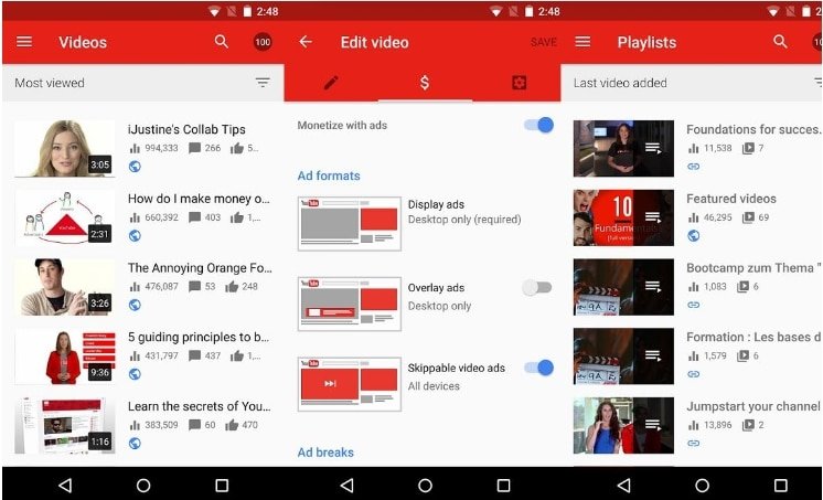 Aplikasi Youtubers Android