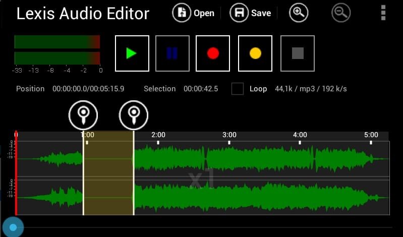 Lexis Audio Editor