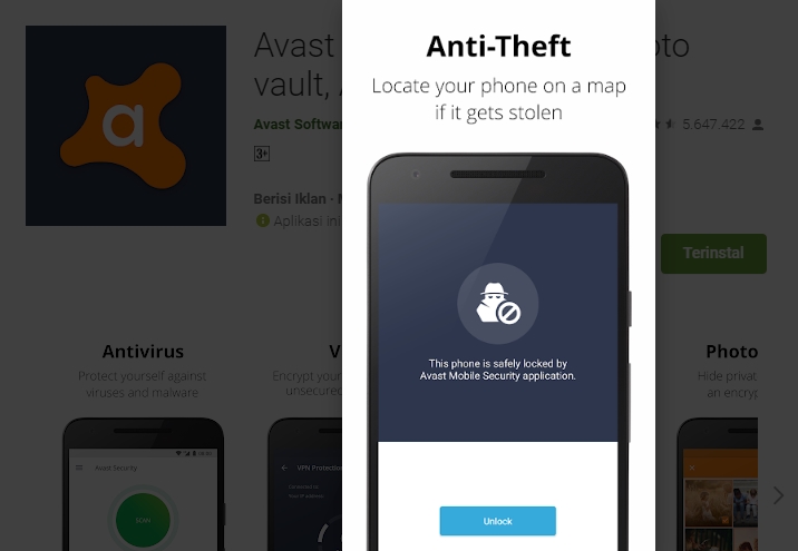 Anti-Theft Fitur Anti Maling