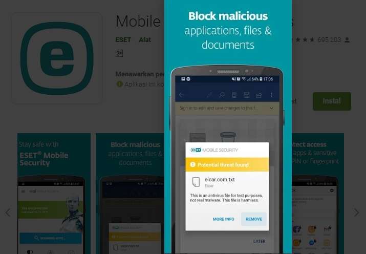 Blokir Aplikasi dan Dokument Berbahaya