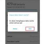Cara Hapus Cache Aplikasi
