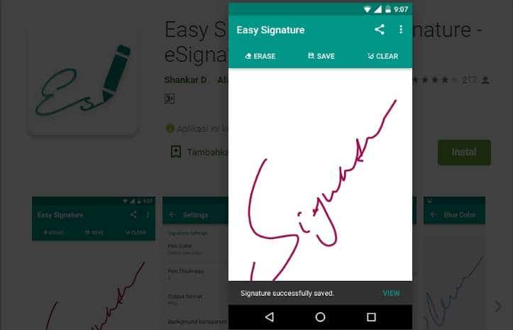 Easy Signature - Digital Signature - eSignature