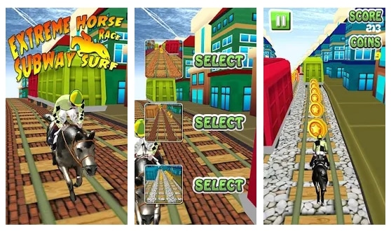 Extreme Horse Race Subway Surf