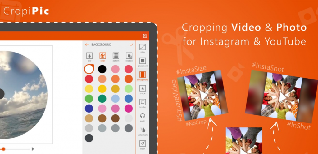 CropiPic - crop video & image