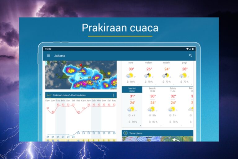 aplikasi cuaca & radar