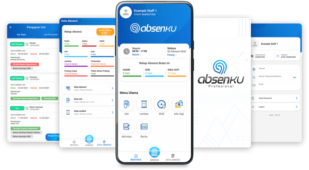 Absenkuu Aplikasi Absensi Karyawan