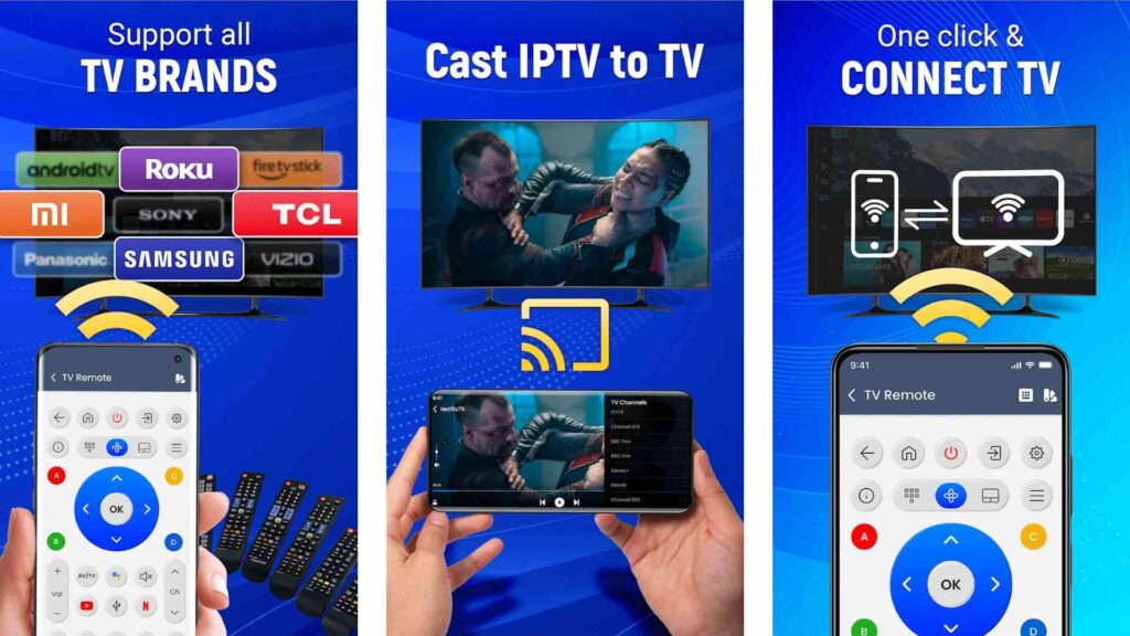 Remote Control TV with Phone Screen Mirroring